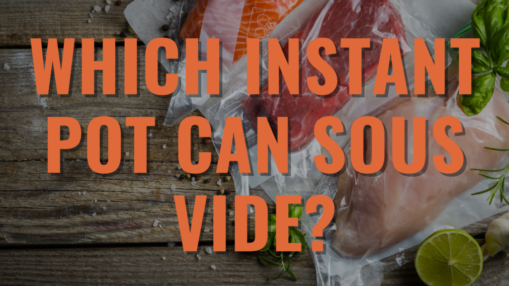 Which Instant Pot Can Sous Vide? Find Out Which Models Are Ready