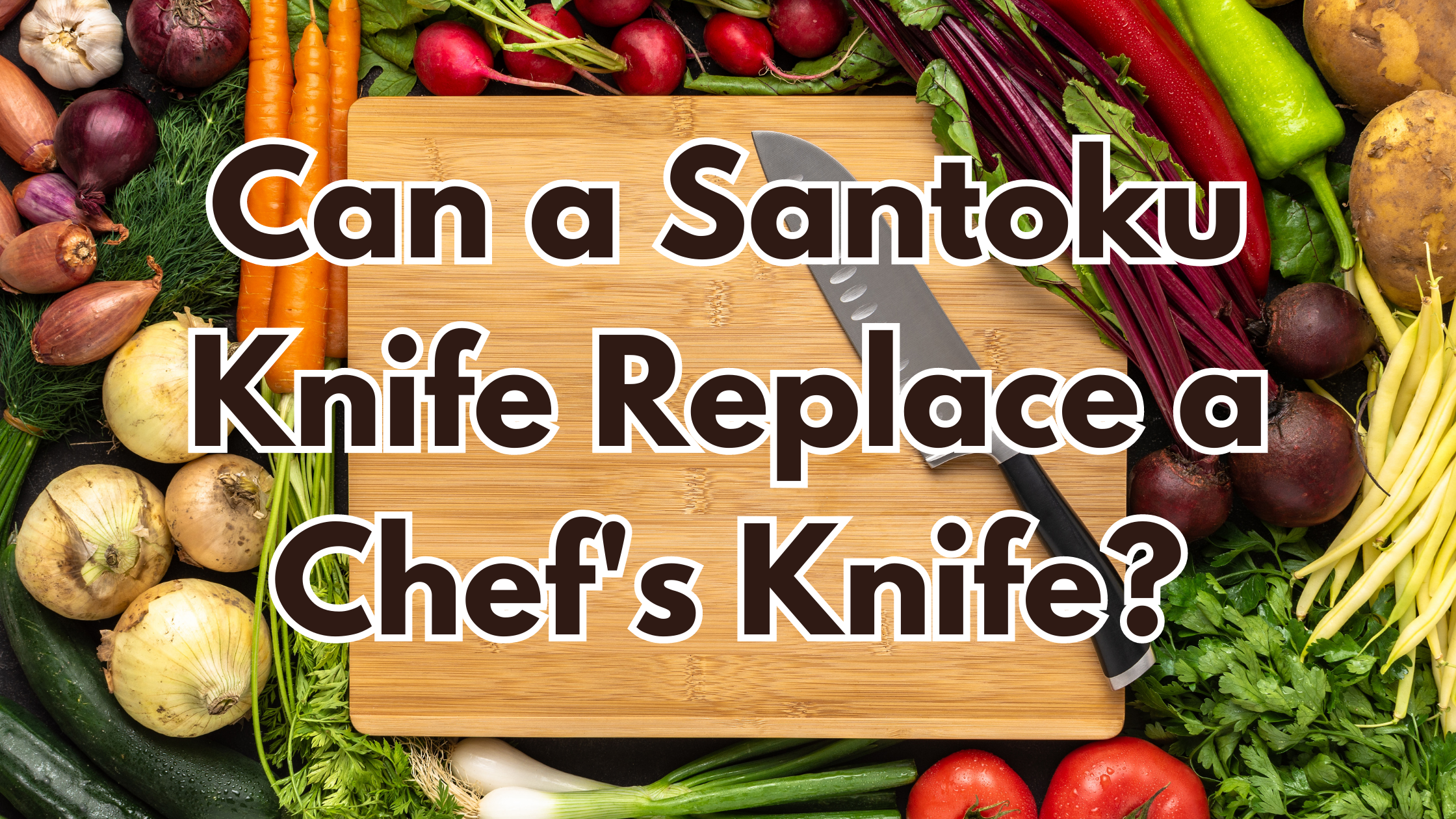 Can a Santoku Knife Replace a Chef's Knife?