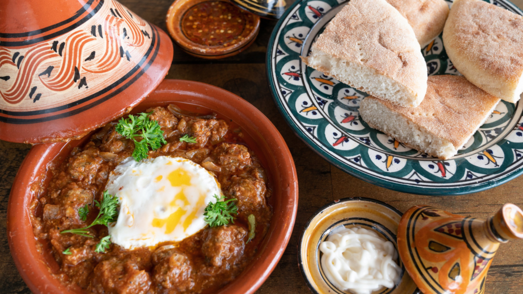 Classic Moroccan Lamb Tagine with Apricots and Almonds