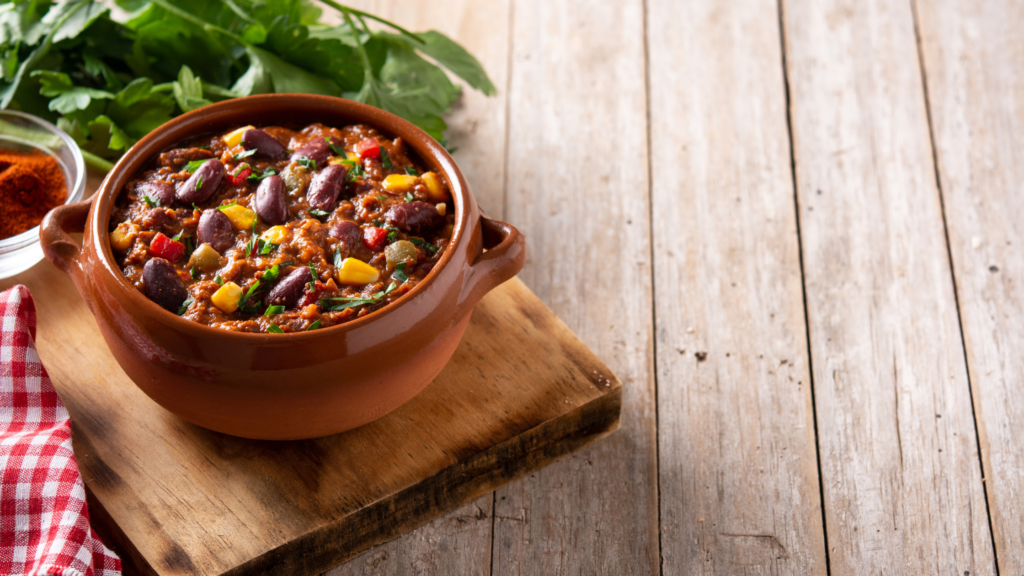 Tex-Mex Beef and Bean Tagine with Spicy Chipotle Sauce